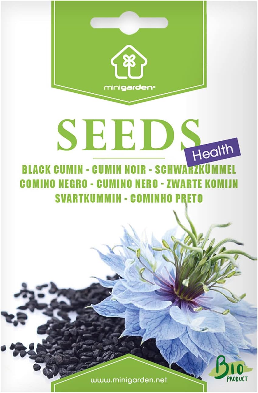 Organic Black Cumin Seeds – 100% Natural & Non-GMO, High Germination, Open-Pollinated & Reproducible – Ideal for Home Gardens & Farms – 200-250 Seeds