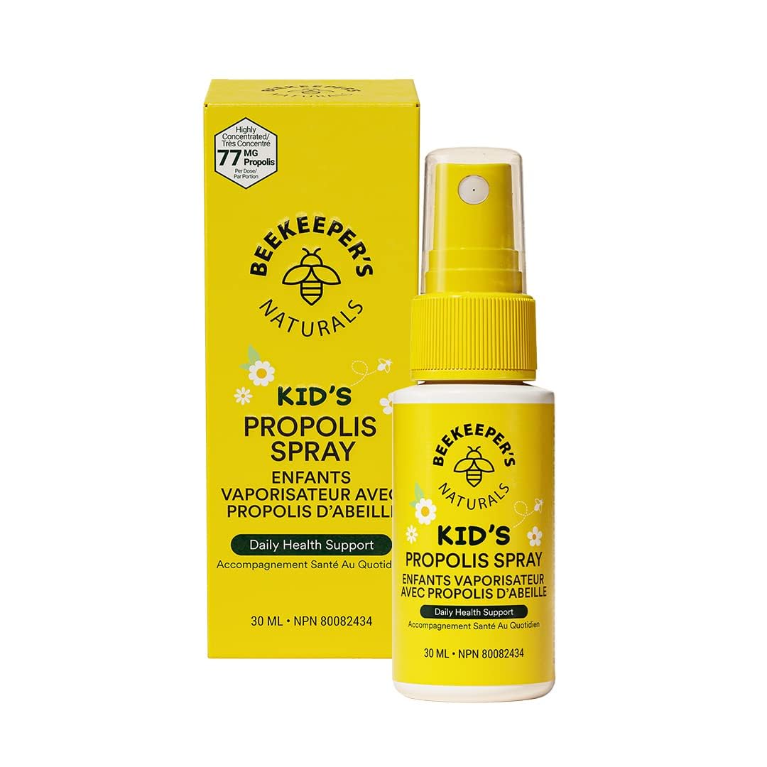 Bee Propolis Throat Spray by Beekeeper’s Naturals – 85mg Natural Immune Support, Sore Throat Relief & Antioxidant Protection – Keto, Paleo, Gluten-Free (1.06 oz)