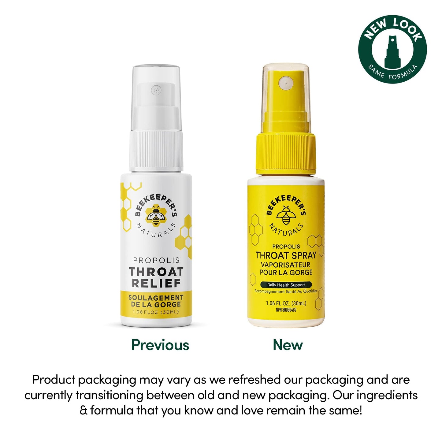 Bee Propolis Throat Spray by Beekeeper’s Naturals – 85mg Natural Immune Support, Sore Throat Relief & Antioxidant Protection – Keto, Paleo, Gluten-Free (1.06 oz)