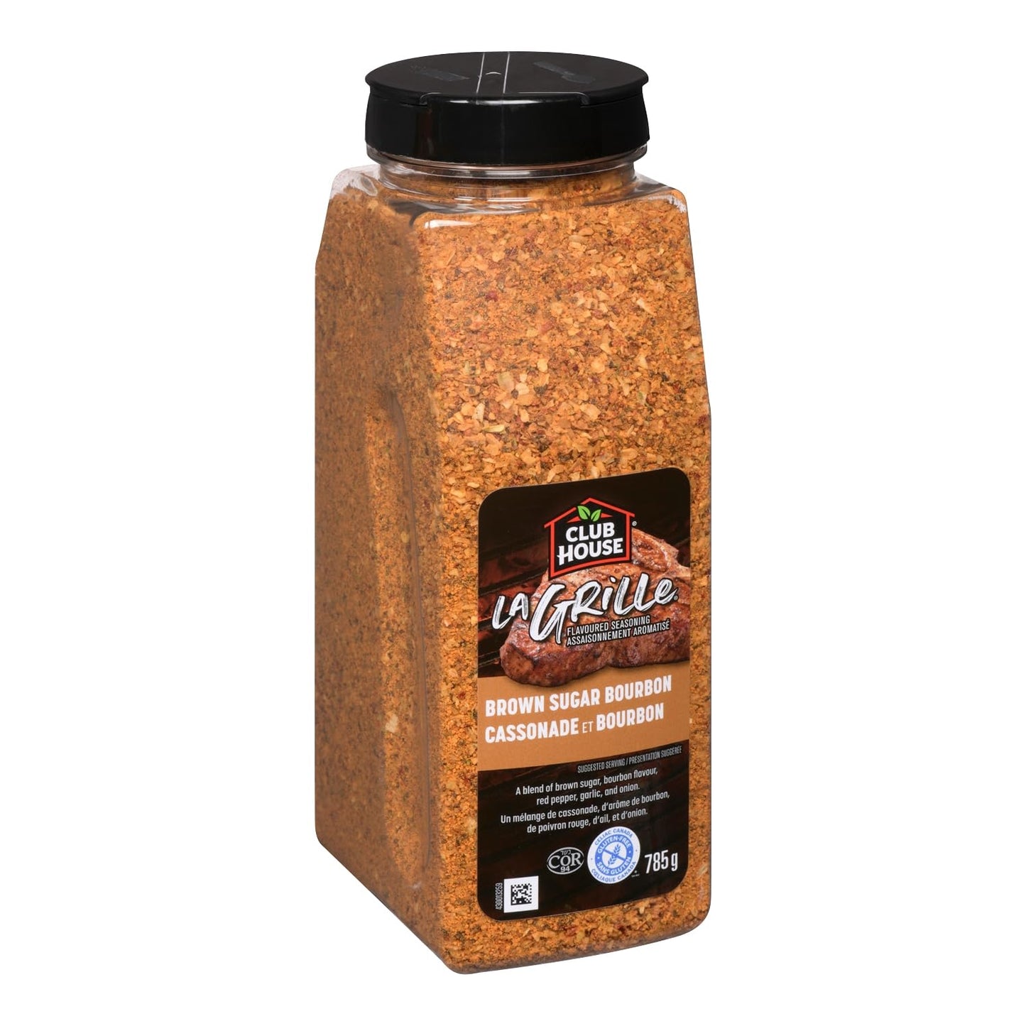 Club House La Grille Seasoning, Brown Sugar Bourbon, 785 g - Made for Chefs,