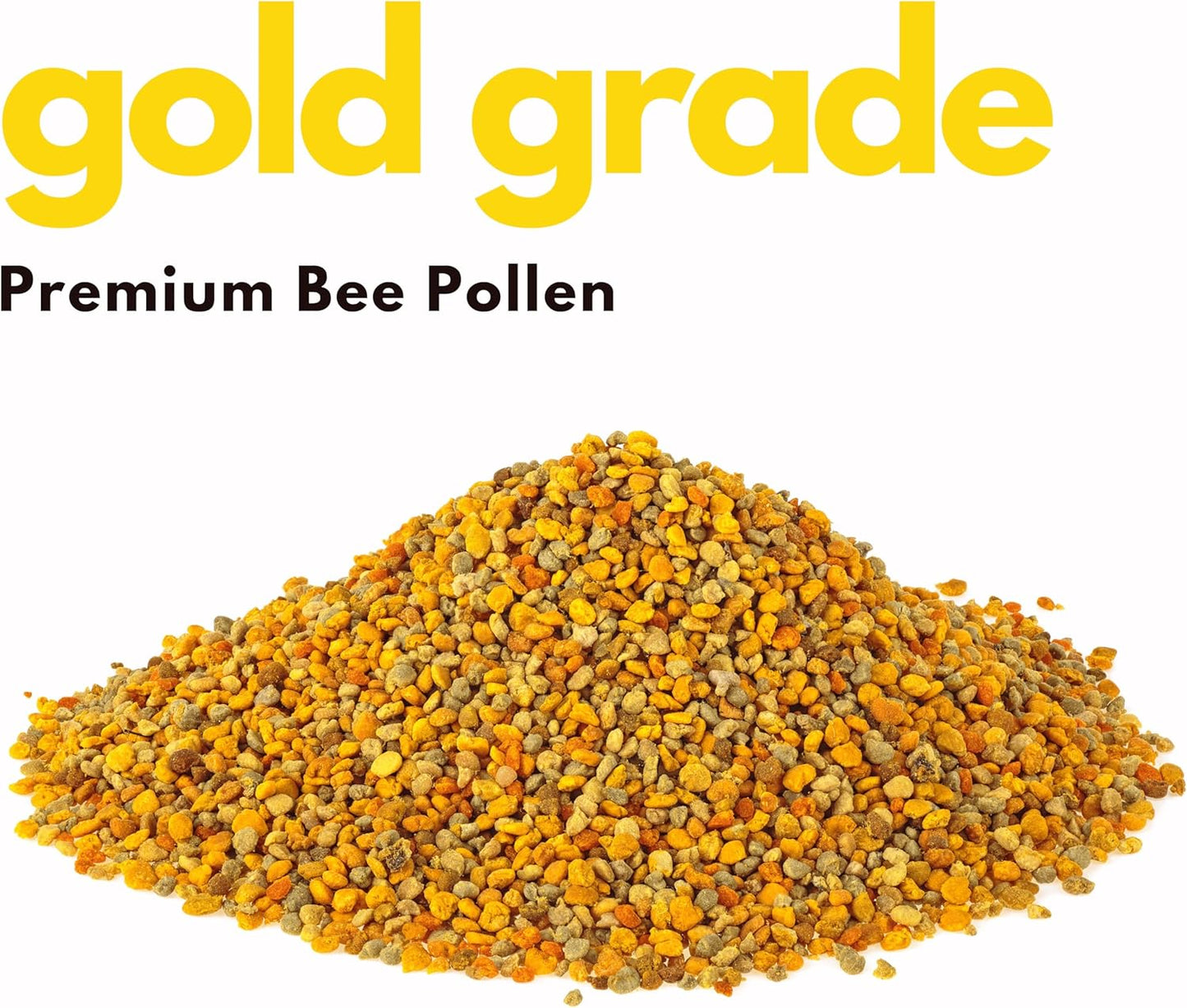 ELO’S PREMIUM Bee Pollen Granules 8oz (227g) – 100% Pure Wildflower Bee Pollen | Natural Canadian Superfood – Product of Canada