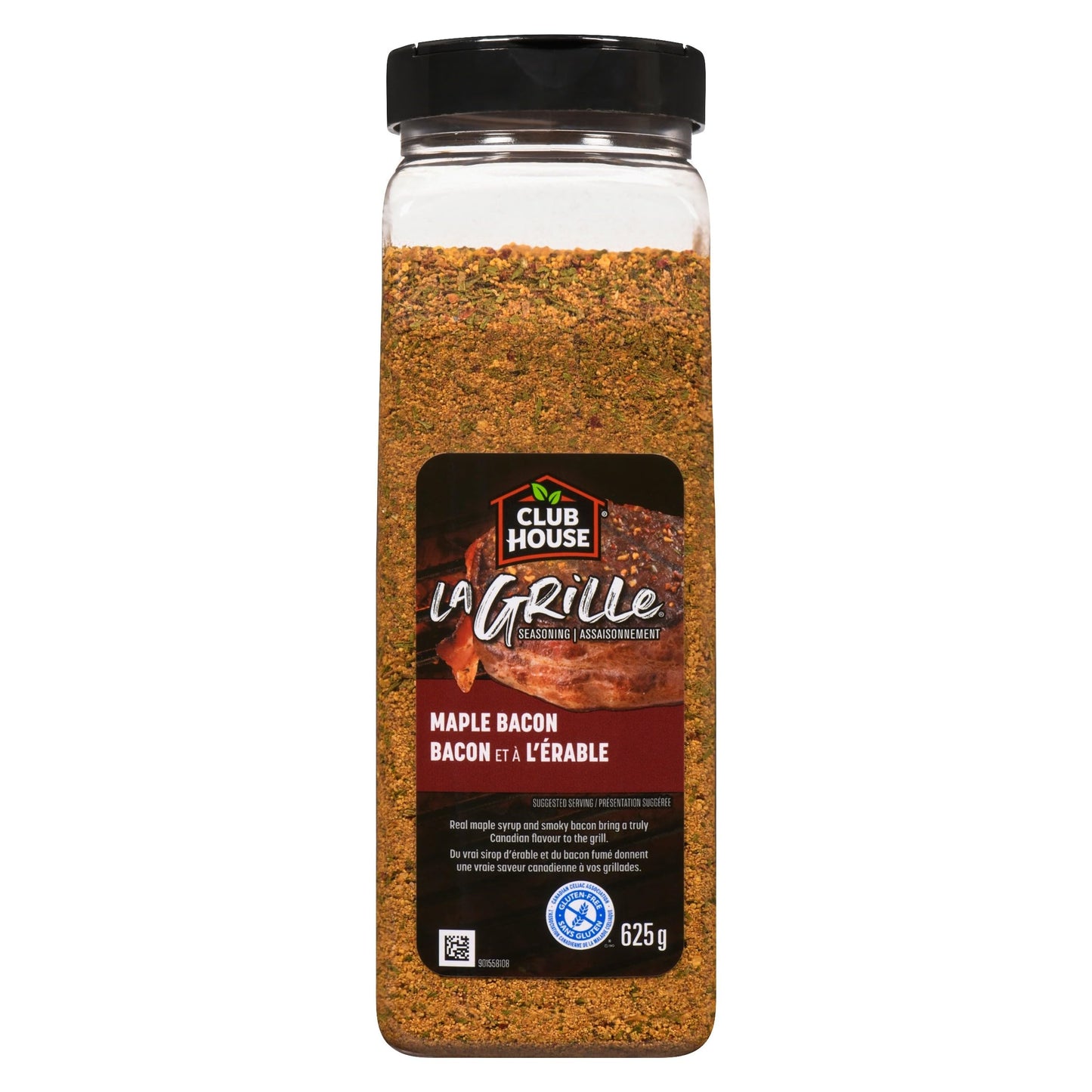 Sweet & Smoky Maple Bacon BBQ Rub – Club House La Grille (625g)