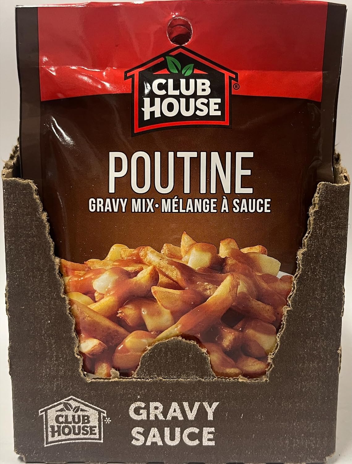 Club House, Dry Sauce powder /Seasoning/Marinade Mix, Poutine Gravy, 42g (Pack of 12) - (Packaging may vary)