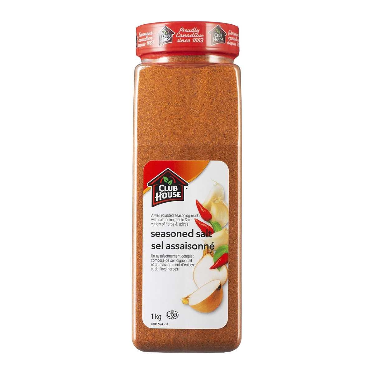 Club House, Quality Natural Herbs & Spices, Seasoned Salt, 1kg,