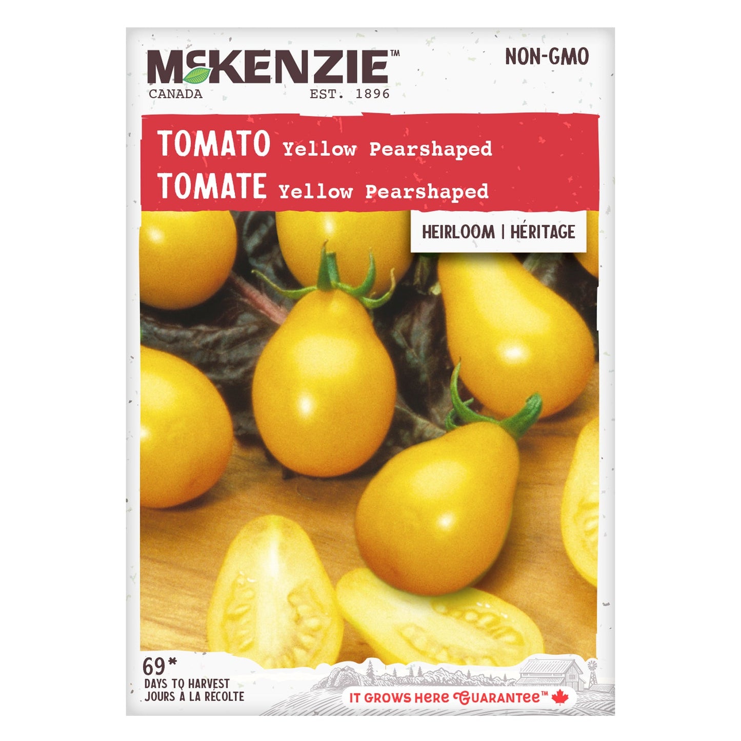 Tomato, Yellow Pearshaped Seeds Lycopersicon esculentum