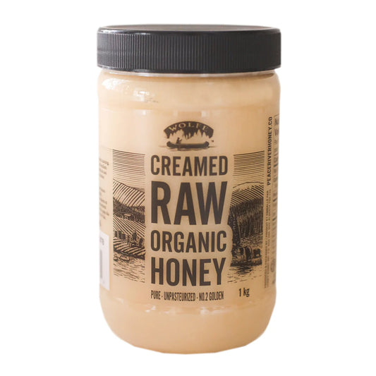 Wolfe Organic Creamed Honey, 1 Kg