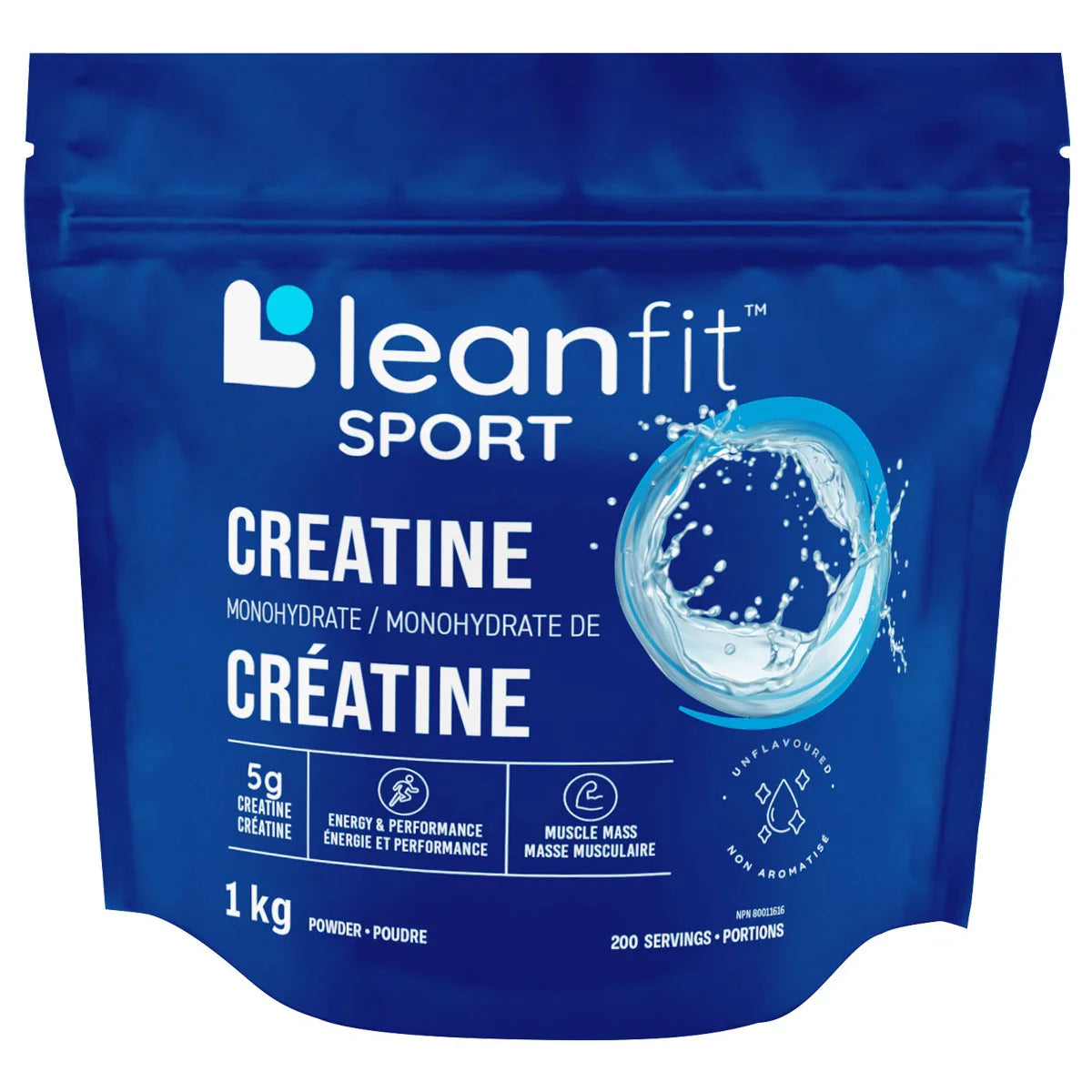 Leanfit Sport Creatine Monohydrate, 1kg