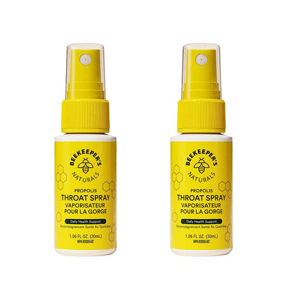 Bee Propolis Throat Spray by Beekeeper’s Naturals – 85mg Natural Immune Support, Sore Throat Relief & Antioxidant Protection – Keto, Paleo, Gluten-Free (1.06 oz)