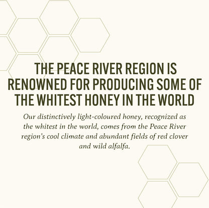 Peace River Organic Creamed Honey | 100% Pure, Canadian Raw Honey | Unpasteurized | Never Crystalizes | Preservative & Additive Free, Non-GMO | Smooth & Spreadable | Sustainably Sourced | 500g Jar