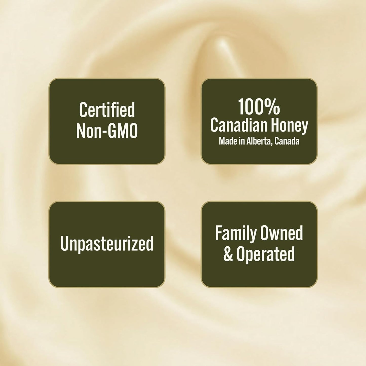 Peace River Organic Creamed Honey | 100% Pure, Canadian Raw Honey | Unpasteurized | Never Crystalizes | Preservative & Additive Free, Non-GMO | Smooth & Spreadable | Sustainably Sourced | 500g Jar