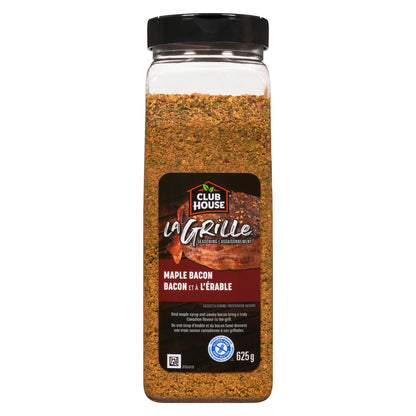 Sweet & Smoky Maple Bacon BBQ Rub – Club House La Grille (625g)