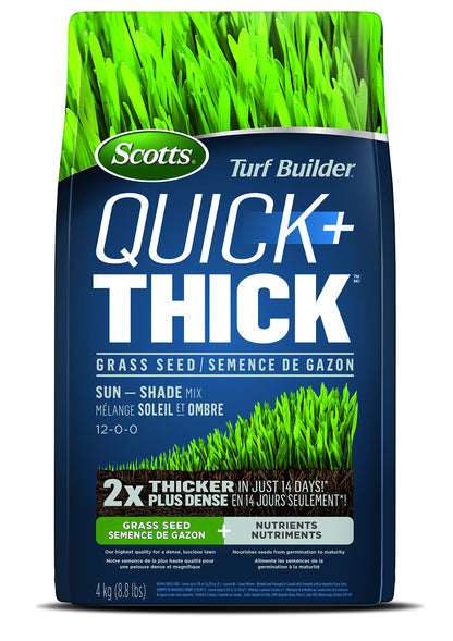 Scotts Turf Builder Quick + Thick Grass Seed (Sun Shade Mix) -