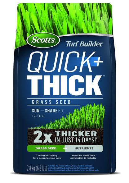 Scotts Turf Builder Quick + Thick Grass Seed (Sun Shade Mix) -