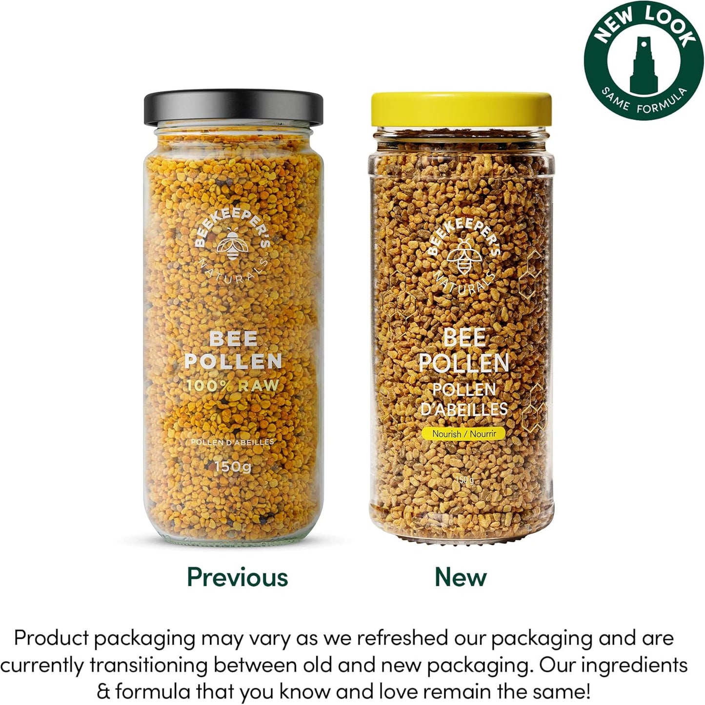 BEEKEEPER'S NATURALS Bee Pollen - 100% Raw Wildflower Bee Pollen, Natural Preserved Enzymes, Source of Vitamin B, Minerals, Amino Acids & Protein - Paleo & Keto Friendly, Gluten Free (5.2 oz)