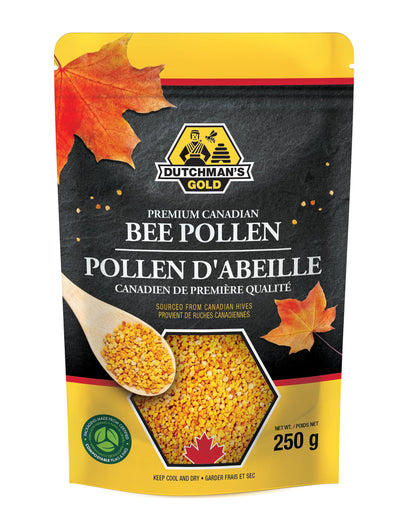 Premium Canadian Bee Pollen - 250 grams - 100% Canadian sourced - No fillers or offshore pollen - by Dutchman's Gold (250 g)
