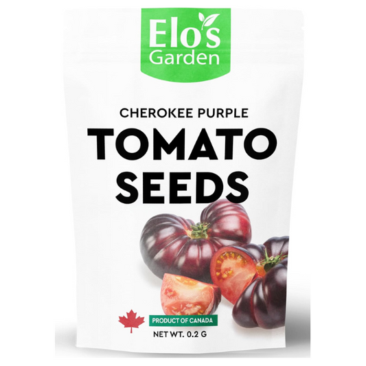 Cherokee Purple Tomato Seeds (40 Seeds) | Premium Quality Non-GMO Seeds | Rich and Sweet Tomatoes | Ideal for Salads, Sauces, and Slicing |