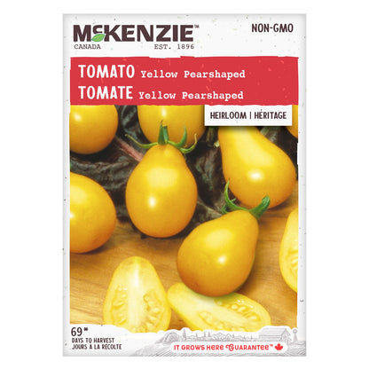 Tomato, Yellow Pearshaped Seeds Lycopersicon esculentum
