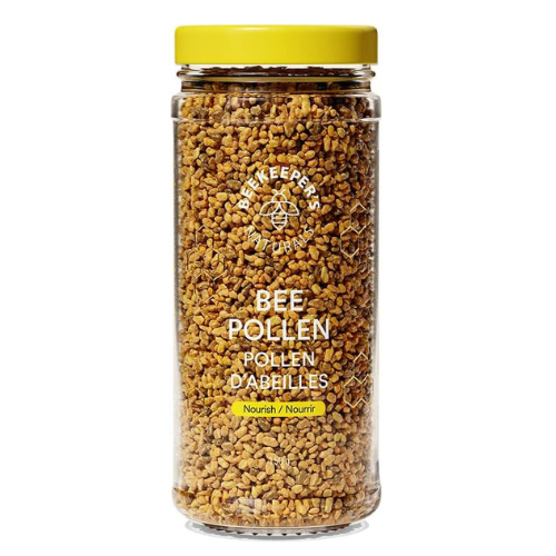 BEEKEEPER'S NATURALS Bee Pollen - 100% Raw Wildflower Bee Pollen, Natural Preserved Enzymes, Source of Vitamin B, Minerals, Amino Acids & Protein - Paleo & Keto Friendly, Gluten Free (5.2 oz)