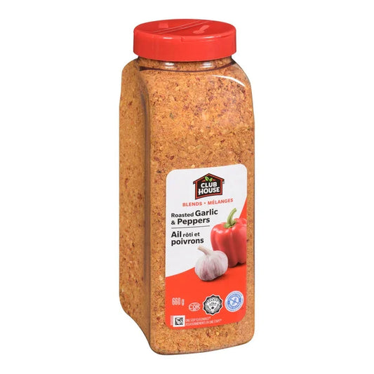 Club House Roasted Garlic & RED AND GREEN BELL PEPPER Pepper Seasoning - 660 g