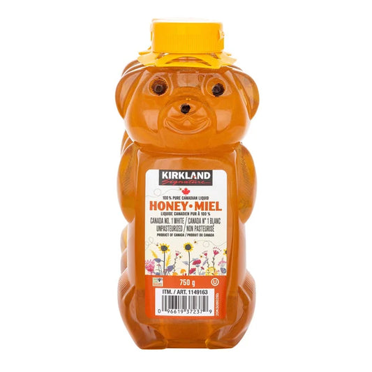 Canadian honey bears Kirkland Signature 100% Pure Liquid Honey 3 * 750 g